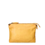 Lucca Borsa a tracolla da donna Vera pelle 1001-D36 SENAPE Gave Lux