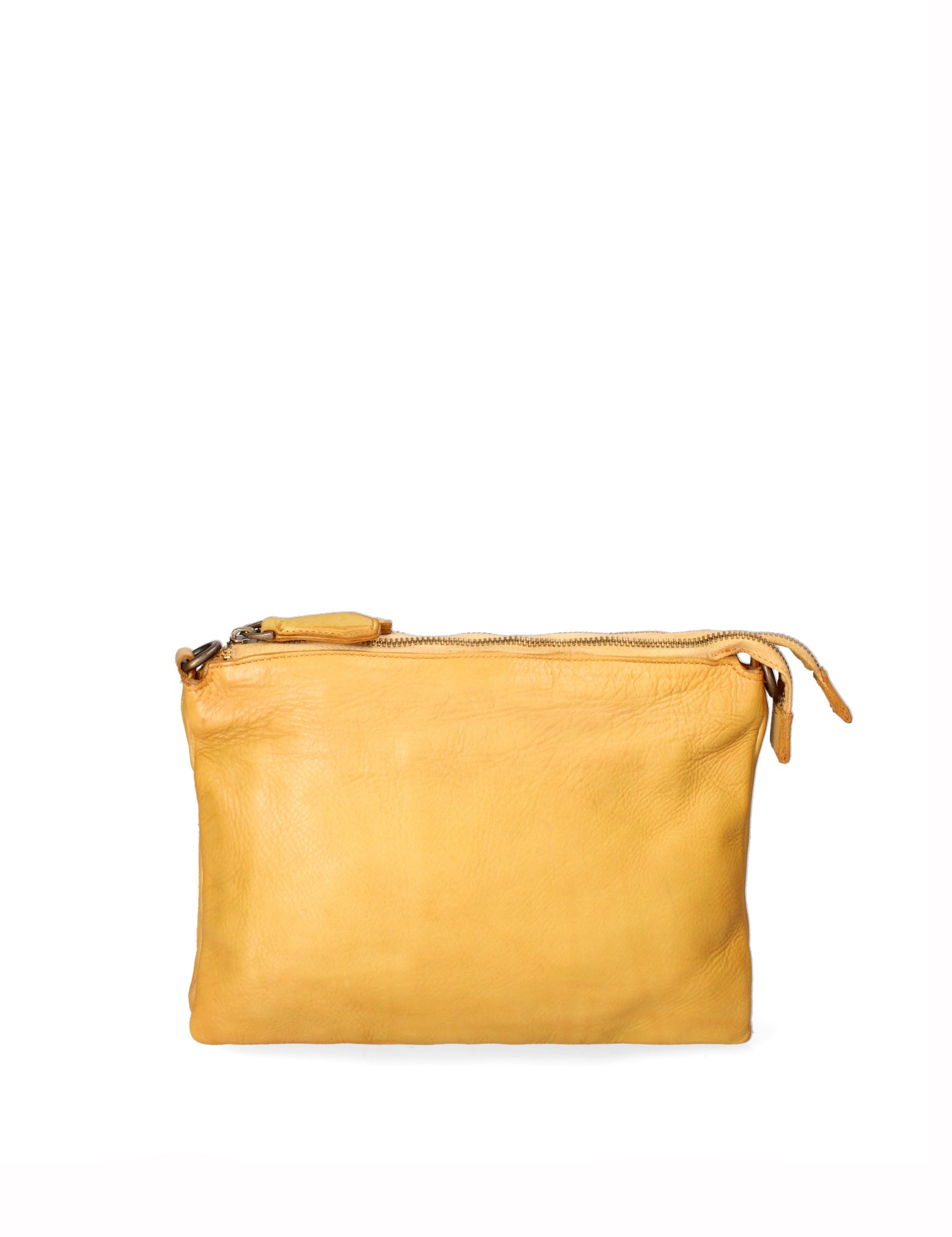 Lucca Borsa a tracolla da donna Vera pelle 1001-D36 SENAPE Gave Lux