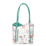 Elsa Borsa a spalla da donna Vera pelle 80056-D80 VERDE ACQUA Gave Lux