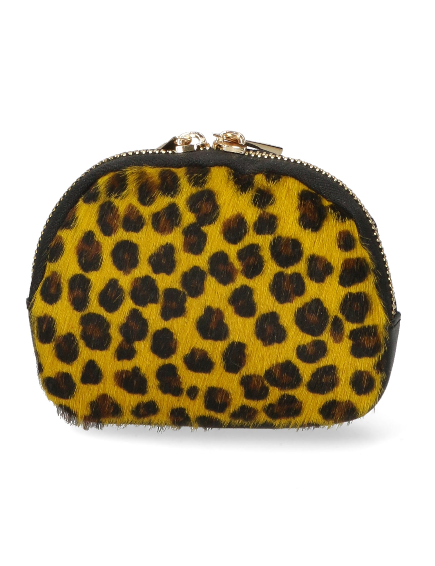 Rachele Pochette donna vera pelle Zip 02535-GHEPARDO GIALLO Gave Lux