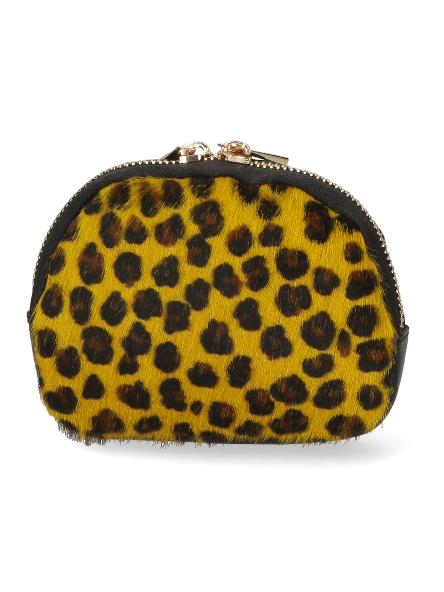 Rachele Pochette donna vera pelle Zip 02535-GHEPARDO GIALLO Gave Lux