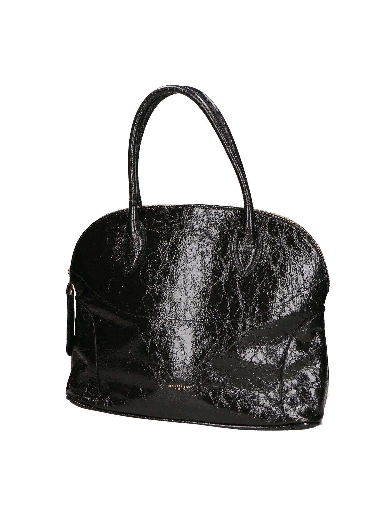 Borsa a mano da donna 100% pelle Naplak MYB-8026-FW-NERO My Best Bag