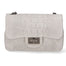Camilla Borsa a tracolla da donna Pelle scamosciata croco 10029-GRIGIO Gave Lux