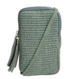 Alessandria Borsa a tracolla da donna Paglia Tabru 05001-S96 MENTA Gave Lux