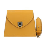 Eolara Borsa a spalla da donna Vera pelle 193842-SENAPE Gave Lux