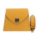 Eolara Borsa a spalla da donna Vera pelle 193842-SENAPE Gave Lux