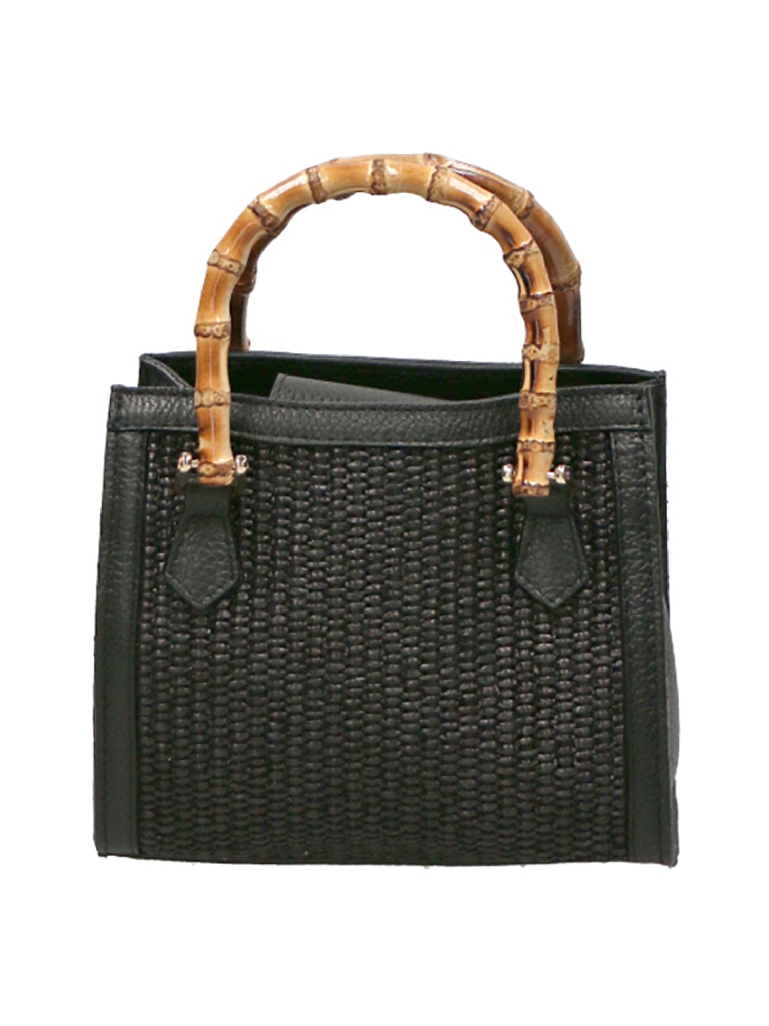 Alissa Borsa a mano da donna Vera pelle 05112-12 D28 NERO Gave Lux