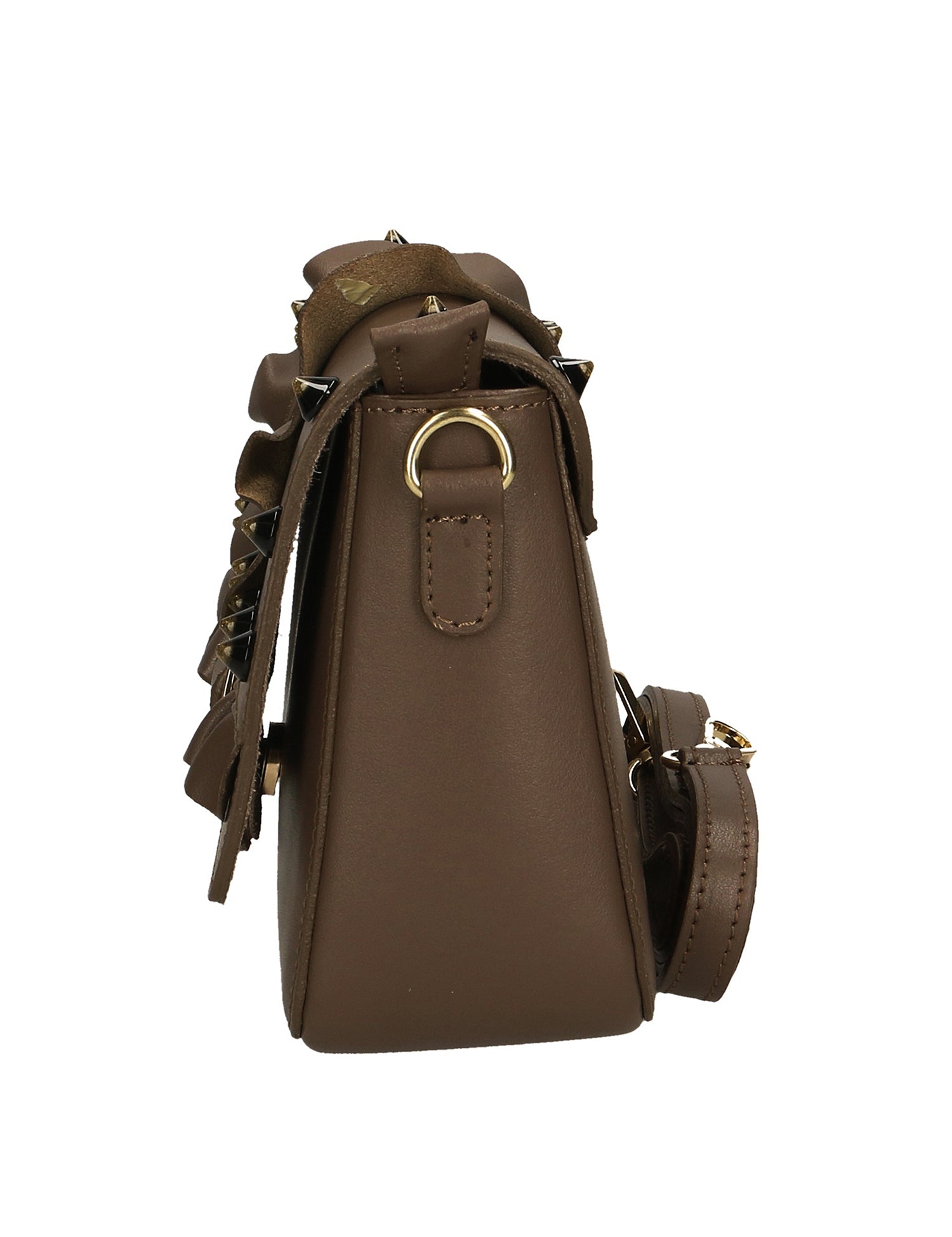 Morena Borsa a spalla da donna Vera pelle 1817-T.MORO DARK BROWN Gave Lux