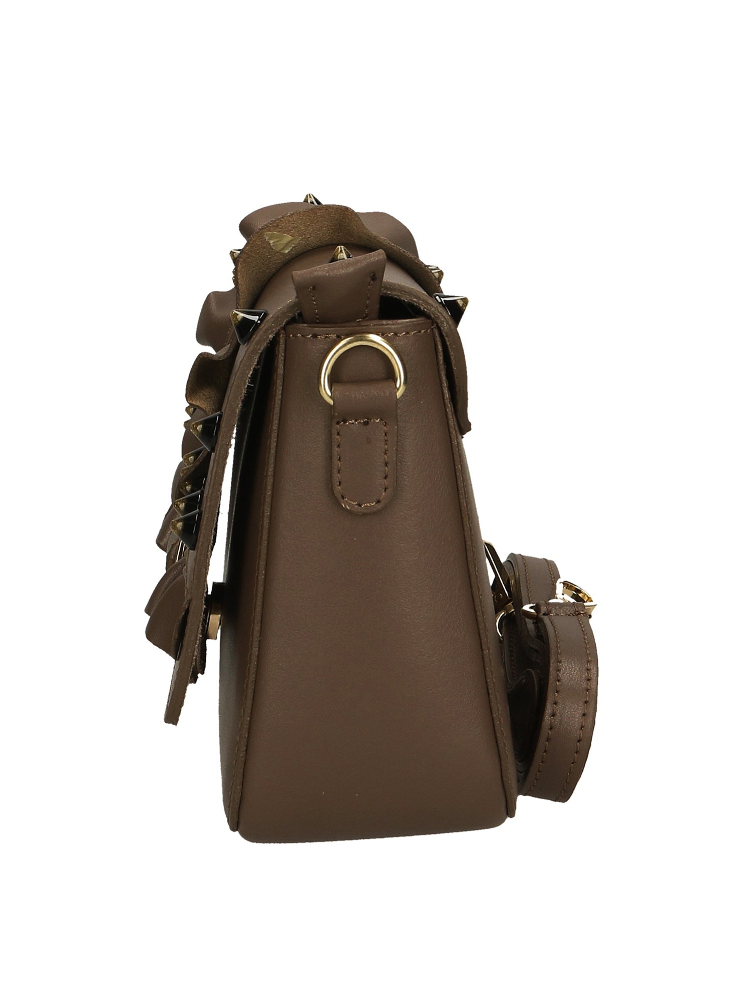 Morena Borsa a spalla da donna Vera pelle 1817-T.MORO DARK BROWN Gave Lux