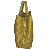 Borsa a mano da donna Paglia & Pelle MYB-05168-SS-467+D105 LIME My Best Bag