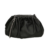Quinta Borsa a tracolla donna Vera pelle 01448-D28 NERO BLACK Gave Lux