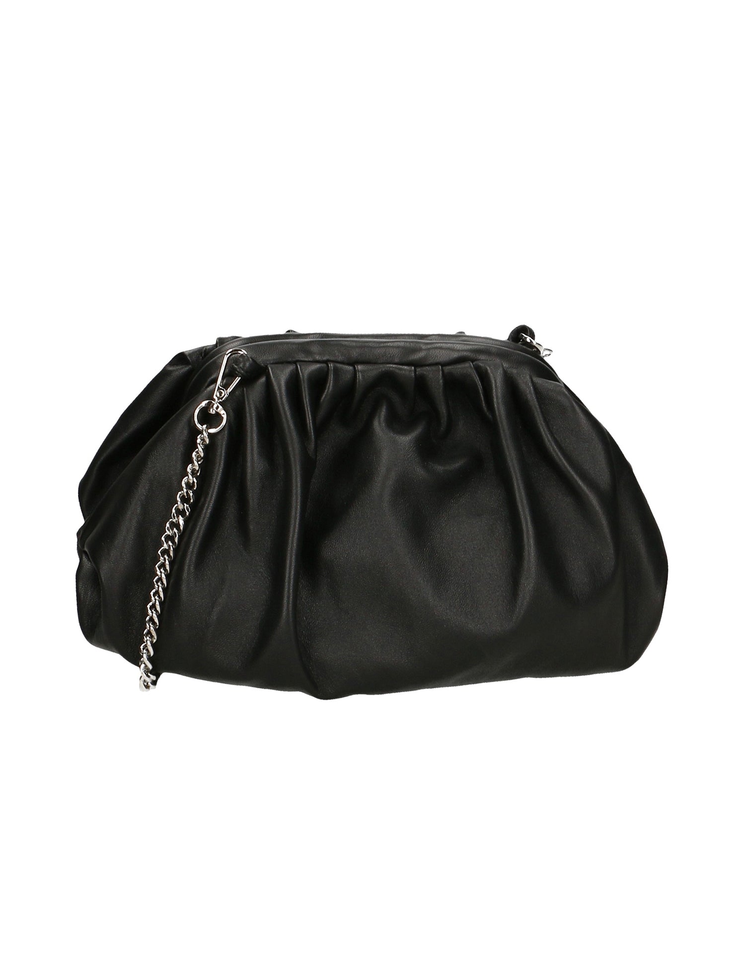 Quinta Borsa a tracolla donna Vera pelle 01448-D28 NERO BLACK Gave Lux