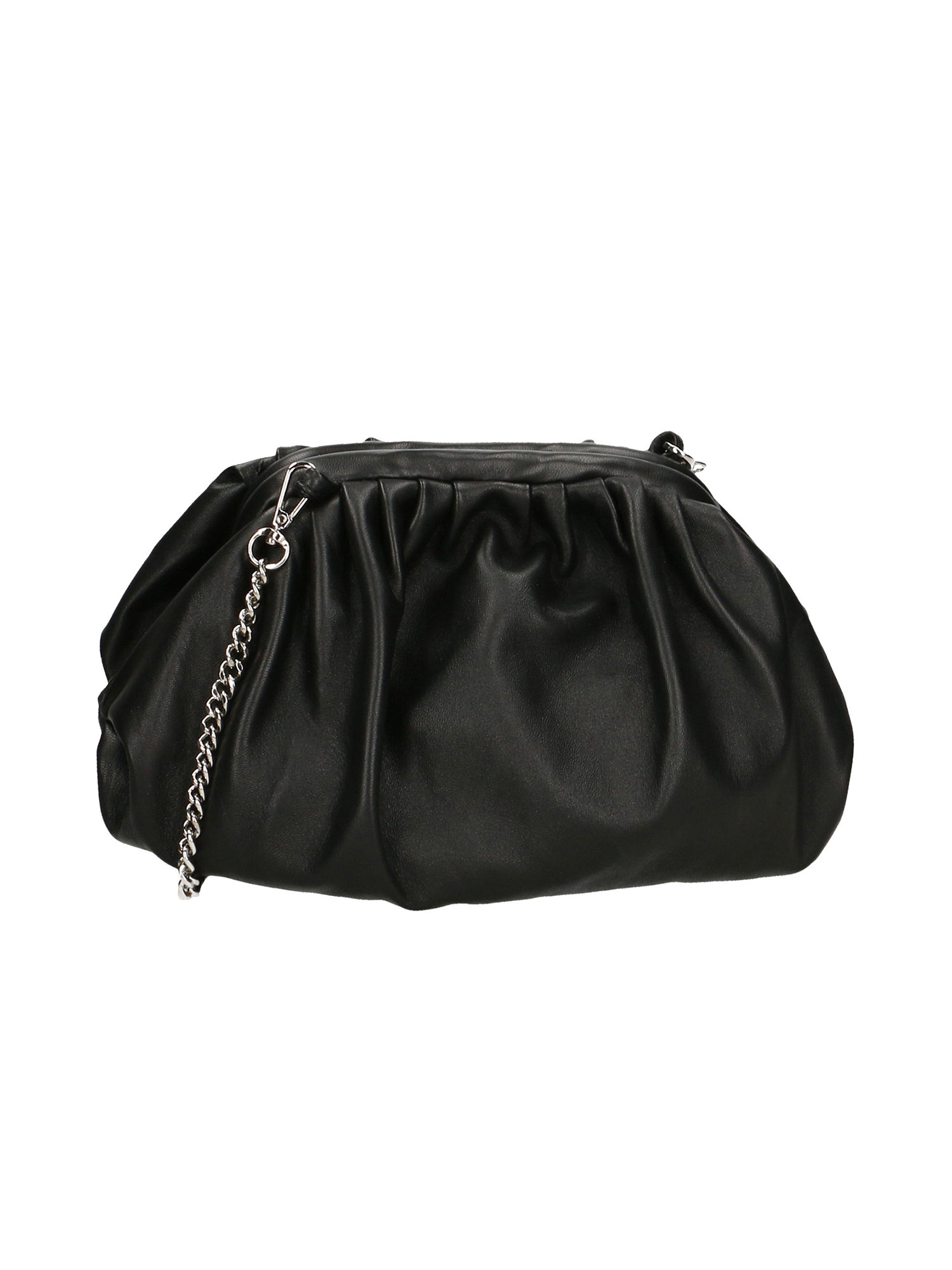 Quinta Borsa a tracolla donna Vera pelle 01448-D28 NERO BLACK Gave Lux