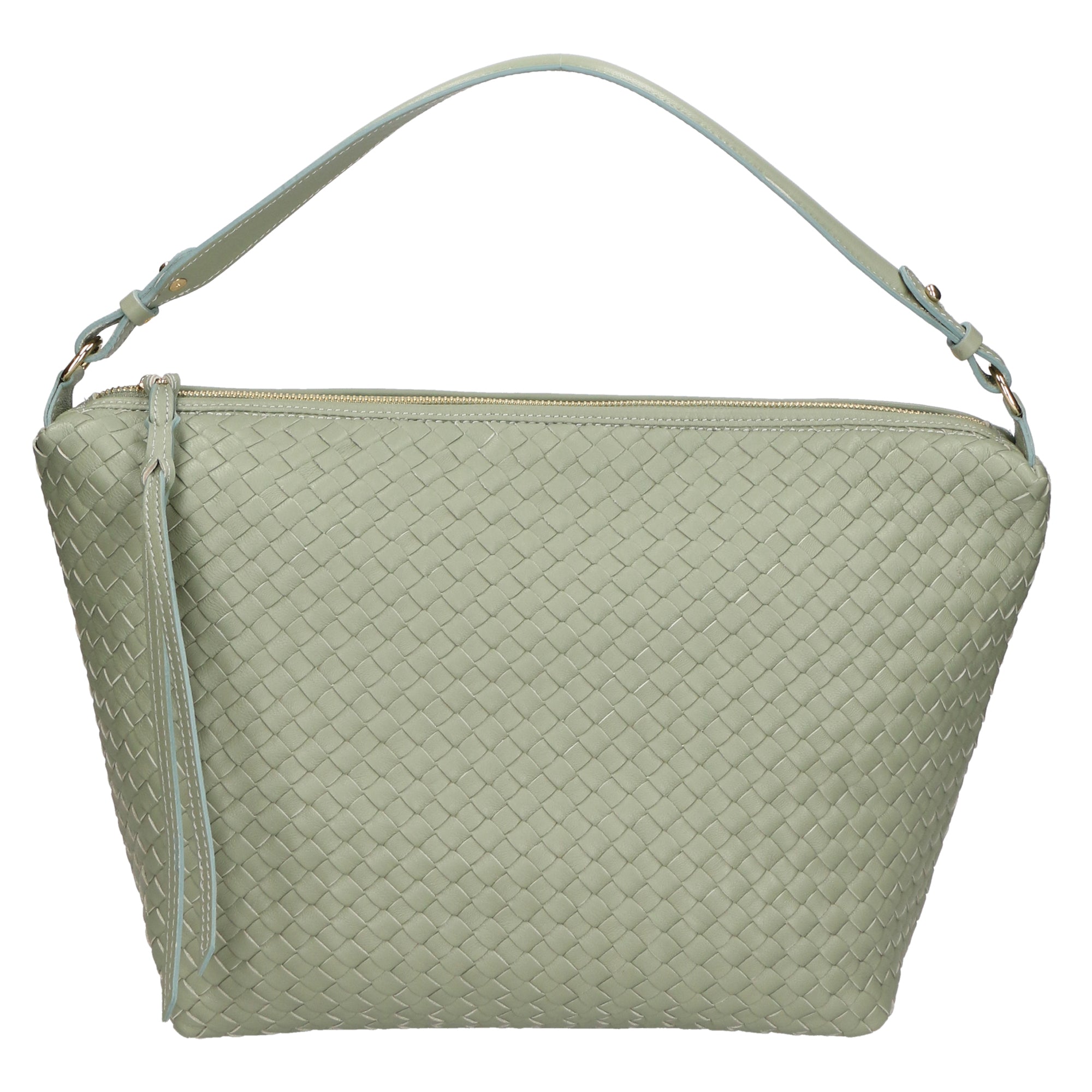 Irene Borsa a spalla da donna Vera pelle 06053-GREEN Gave Lux