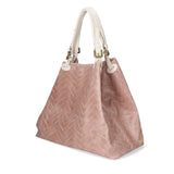Crystalline Chic Borsa a spalla da donna Vera pelle 03631-021 ROSA Chiara Ferretti