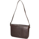 Azzurra Borsa a spalla da donna Vera pelle croco 05699-C23 T.MORO Gave Lux