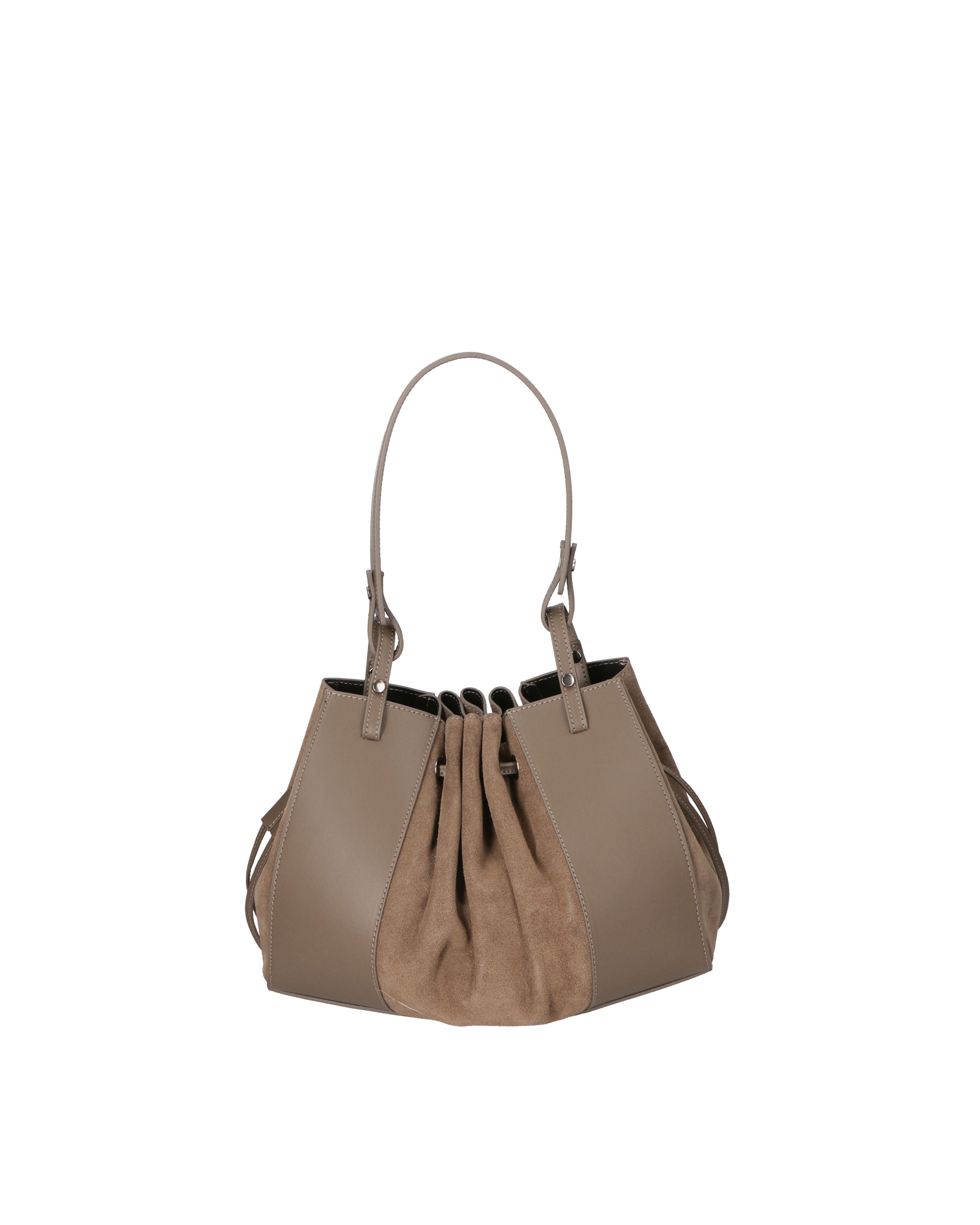 Edera Chic Borsa a mano da donna Vera Pelle 03695-L110 TAUPE Chiara Ferretti