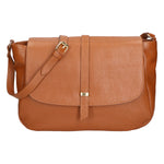 Veronica Borsa a spalla da donna Vera pelle 06519-D17 CUOIO SCURO Gave Lux