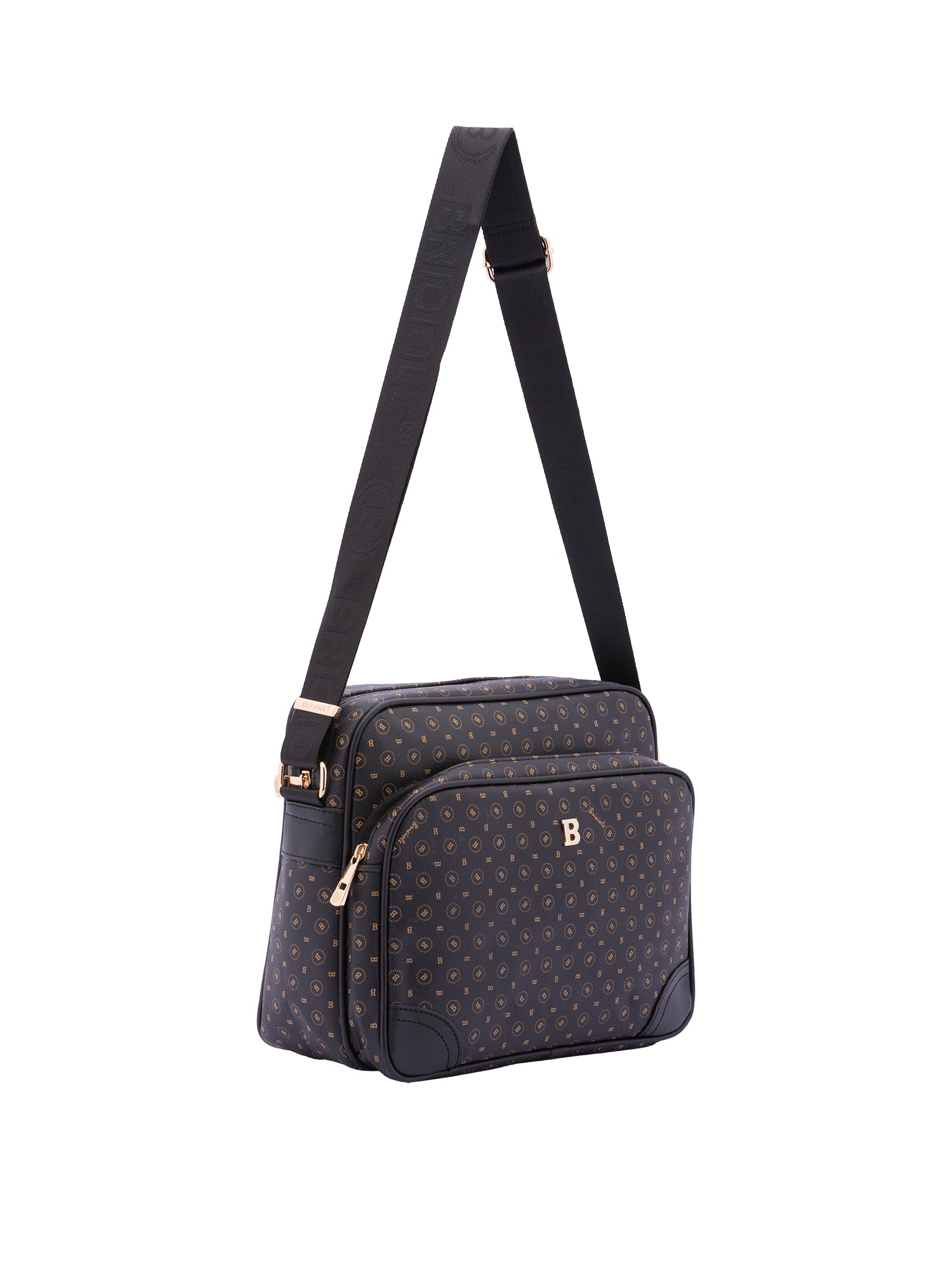 Avelia Borsa a tracolla da donna Ecopelle 4018-BLACK BLACK Briciole