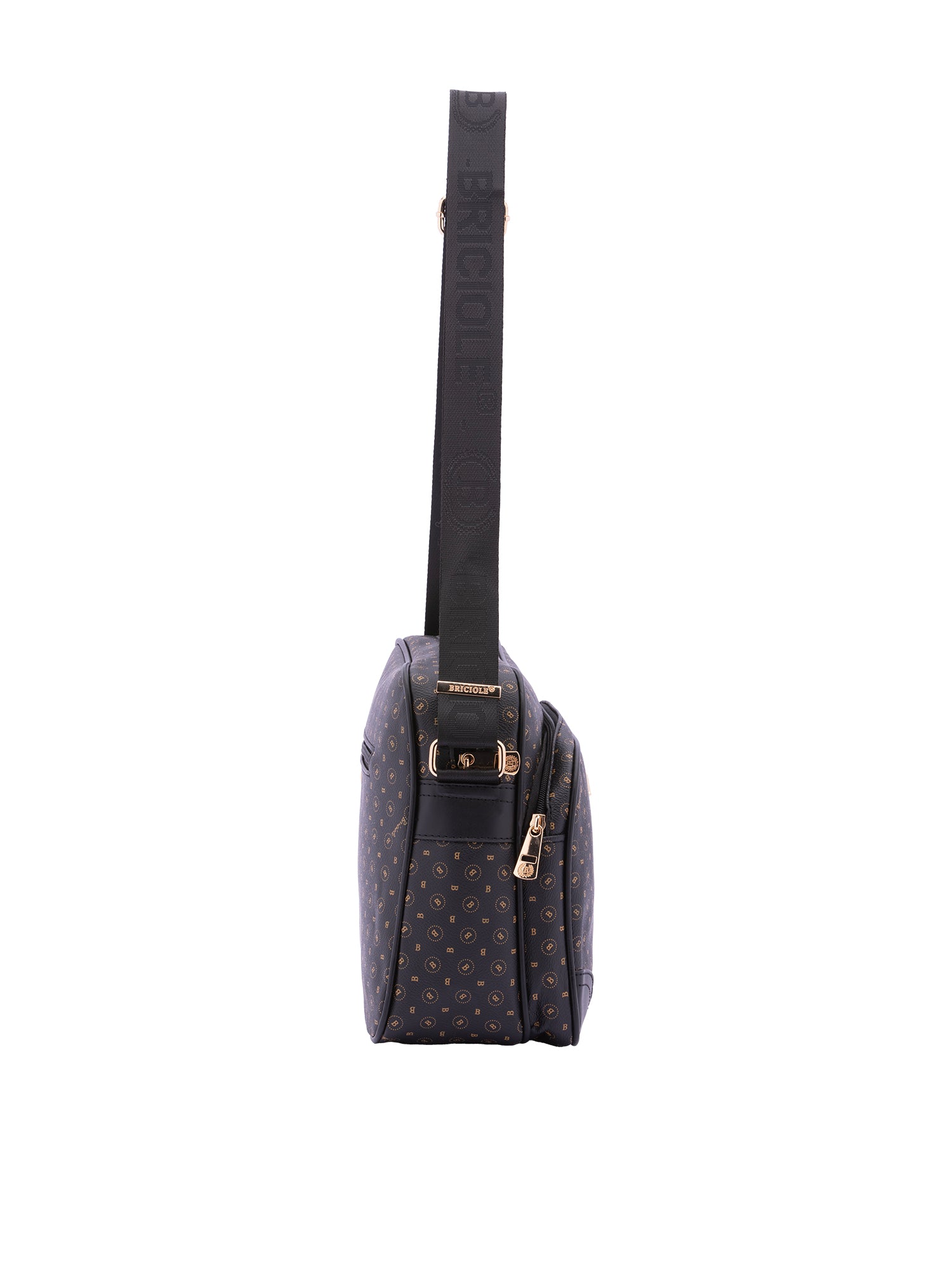 Avelia Borsa a tracolla da donna Ecopelle 4018-BLACK BLACK Briciole