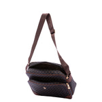 Avelia Borsa a tracolla da donna Ecopelle 4018-BLACK BROWN Briciole