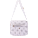 Iduna Borsa a tracolla da donna Ecopelle e poliestere 4019-WHITE Briciole