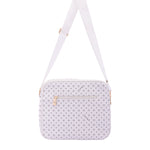 Iduna Borsa a tracolla da donna Ecopelle e poliestere 4019-WHITE Briciole