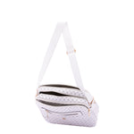 Iduna Borsa a tracolla da donna Ecopelle e poliestere 4019-WHITE Briciole