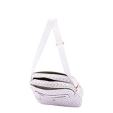 Iduna Borsa a tracolla da donna Ecopelle e poliestere 4019-WHITE Briciole