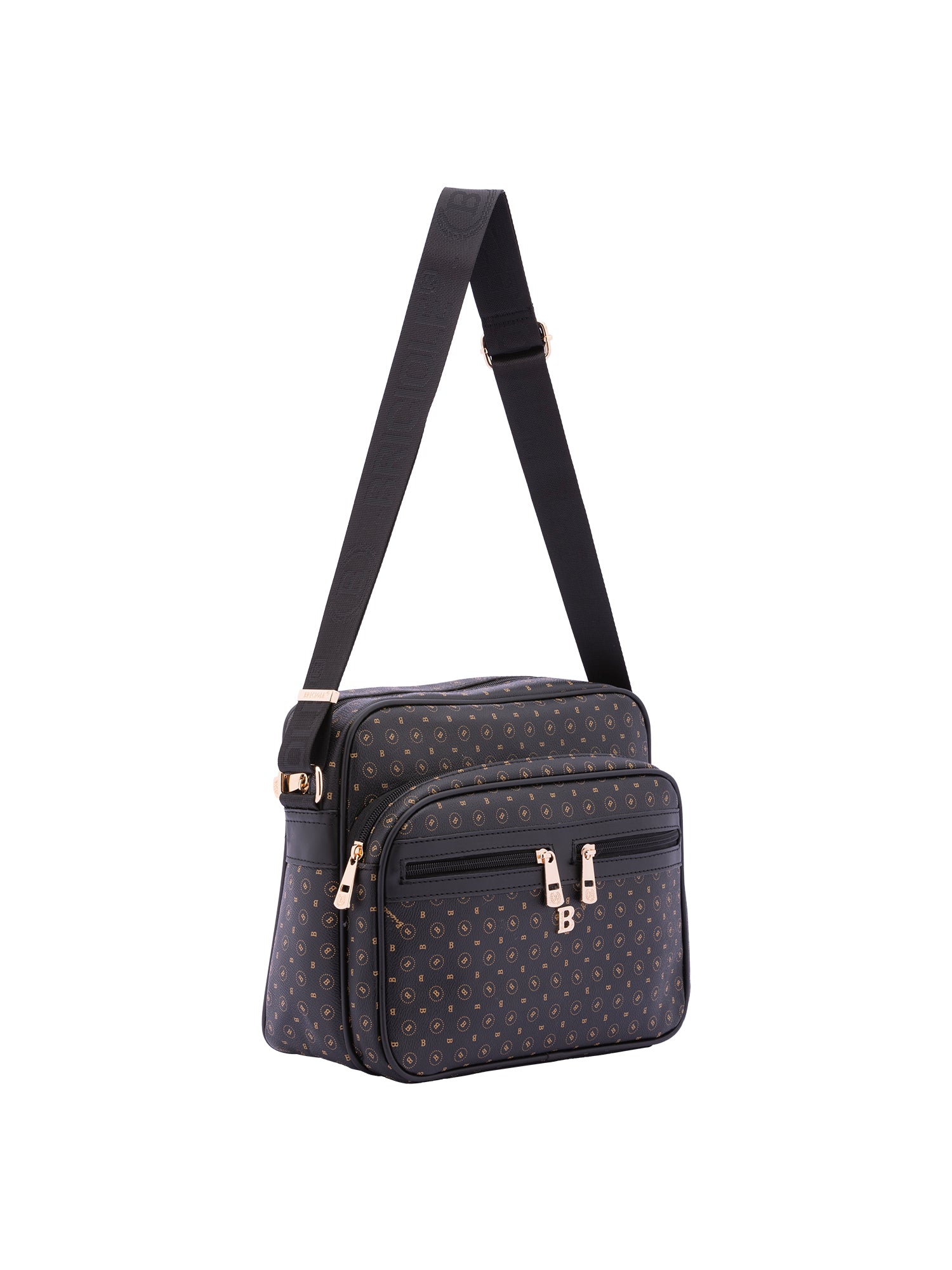 Elowen Borsa a tracolla da donna Ecopelle 4020-BLACK BLACK Briciole