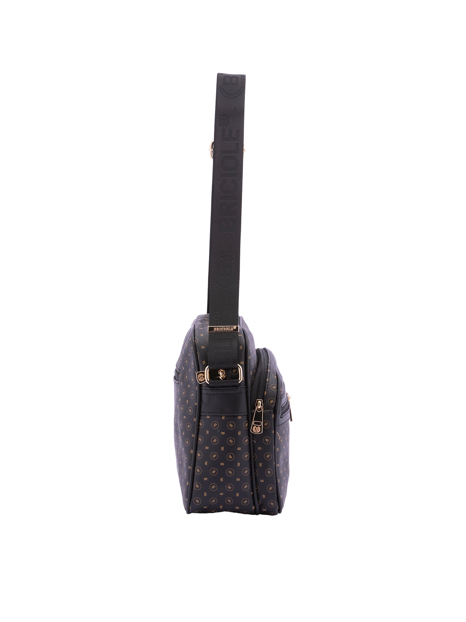 Elowen Borsa a tracolla da donna Ecopelle 4020-BLACK BLACK Briciole