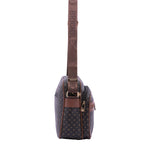 Elowen Borsa a tracolla da donna Ecopelle 4020-BLACK BROWN Briciole