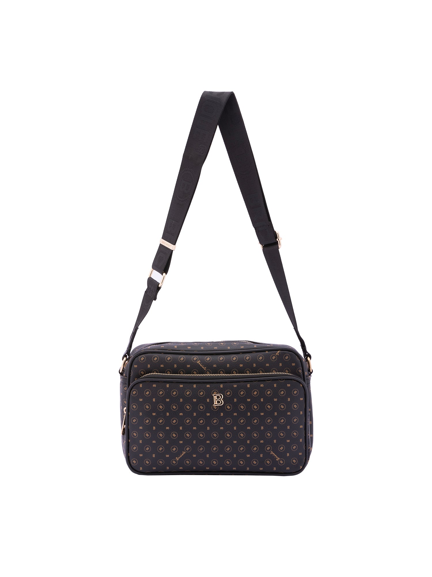 Floriane Borsa a tracolla da donna Ecopelle 4047-BLACK BLACK Briciole