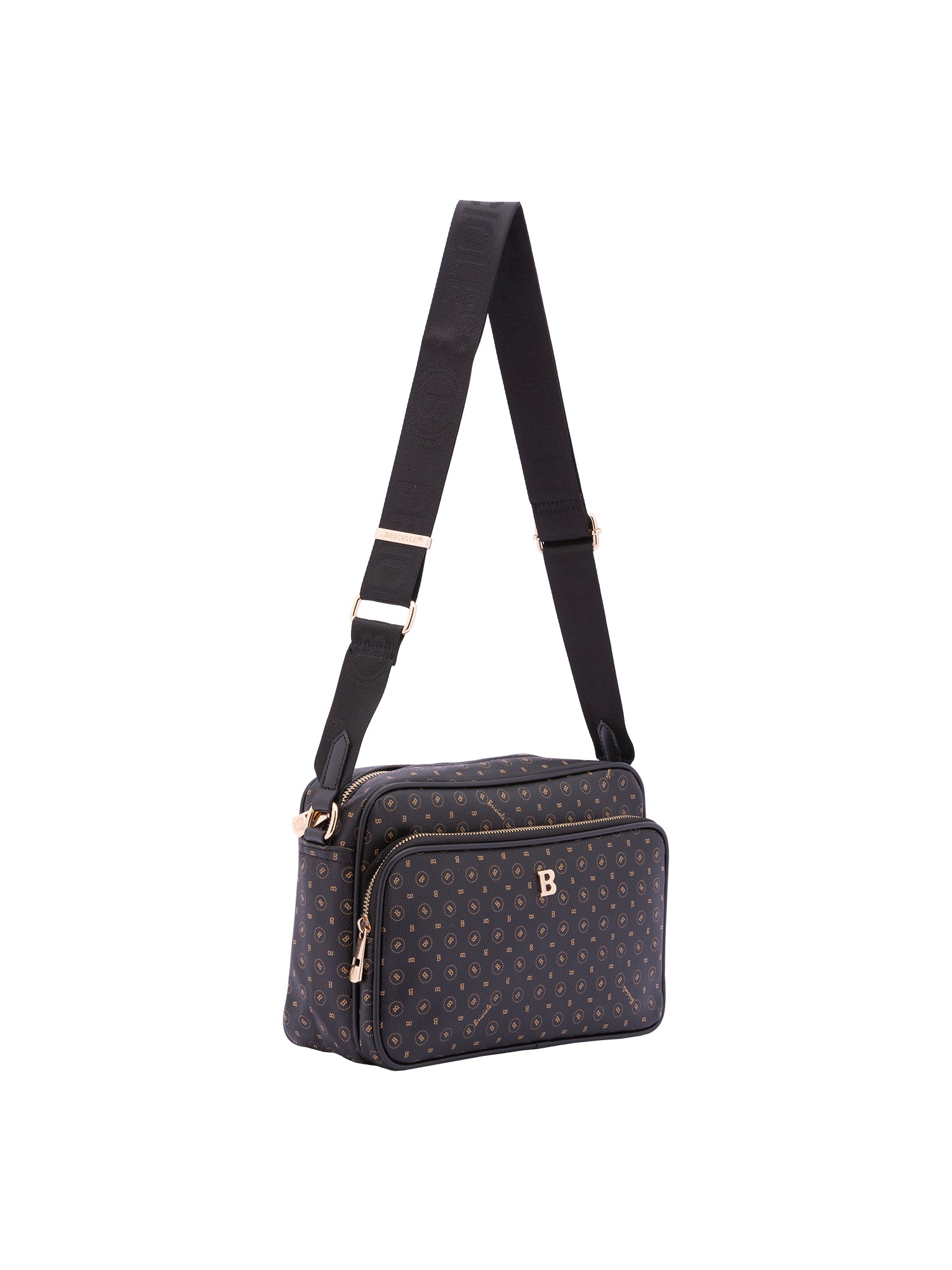 Floriane Borsa a tracolla da donna Ecopelle 4047-BLACK BLACK Briciole