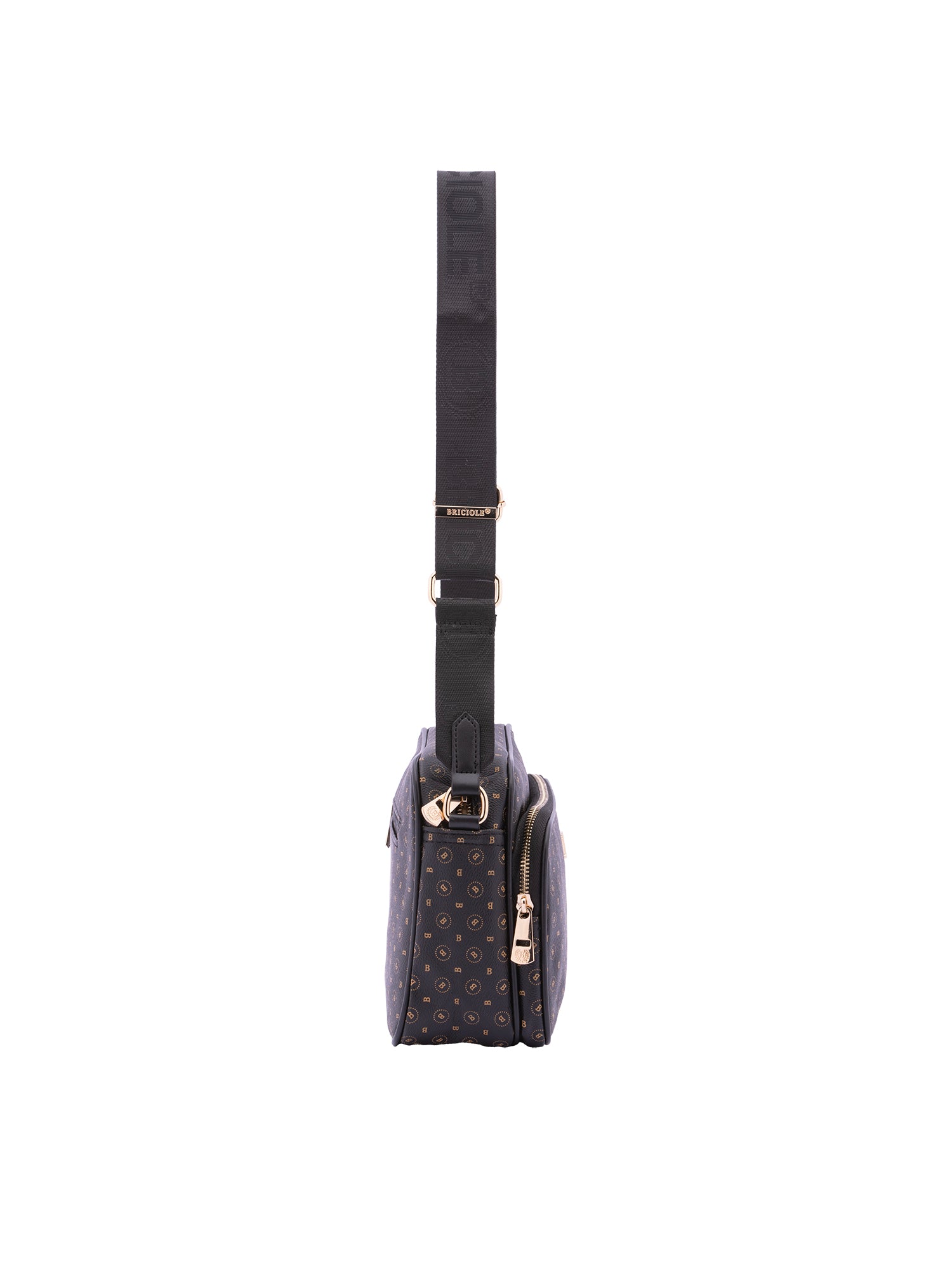 Floriane Borsa a tracolla da donna Ecopelle 4047-BLACK BLACK Briciole
