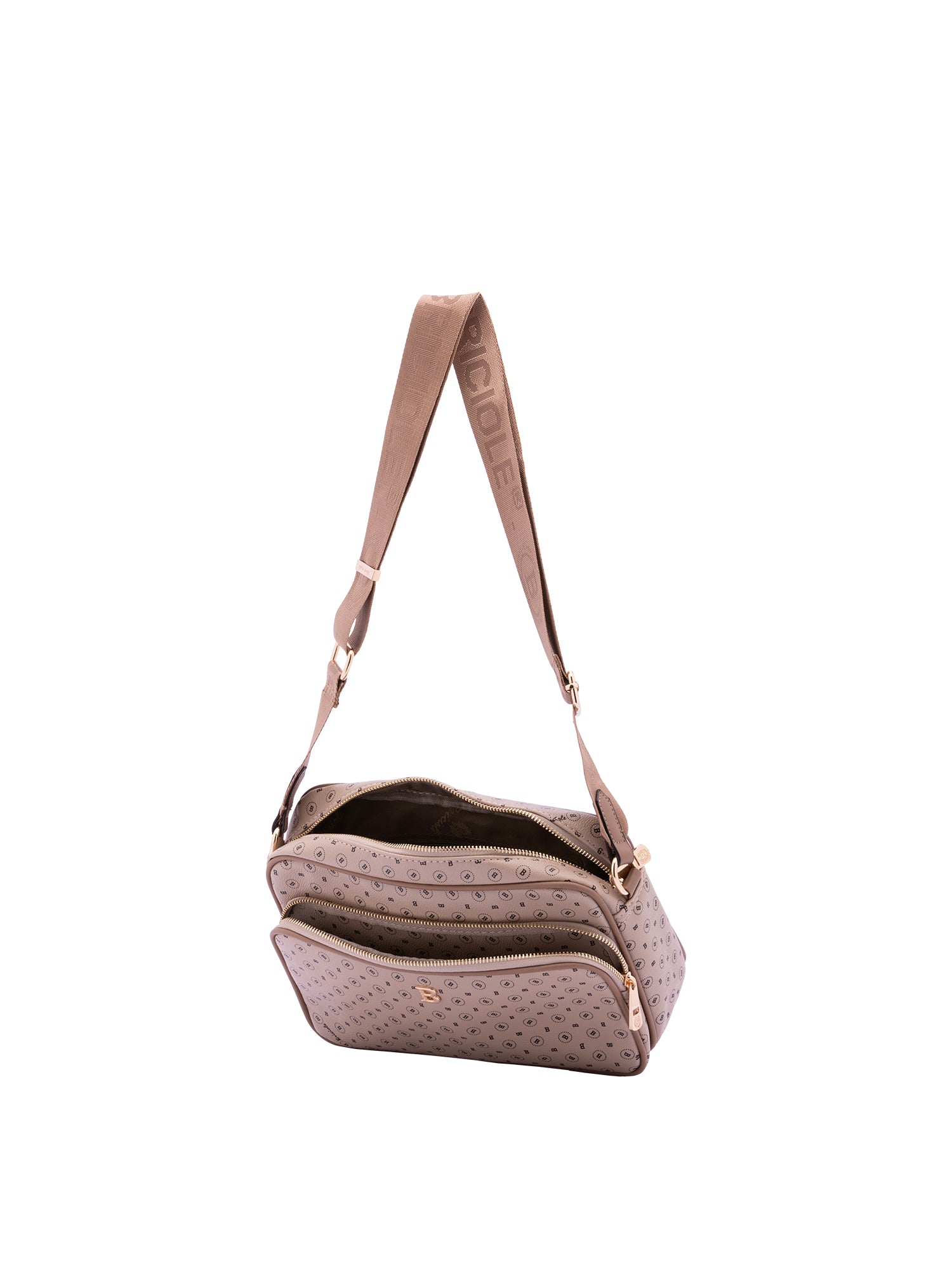 Floriane Borsa a tracolla da donna Ecopelle 4047-KHAKI Briciole