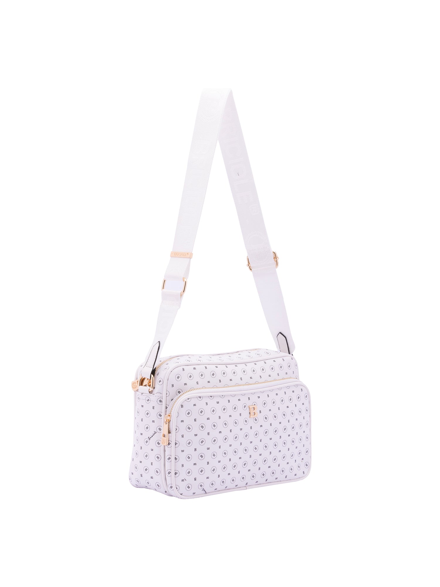 Floriane Borsa a tracolla da donna Ecopelle 4047-WHITE Briciole