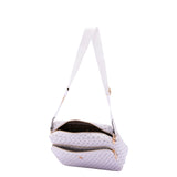 Floriane Borsa a tracolla da donna Ecopelle 4047-WHITE Briciole