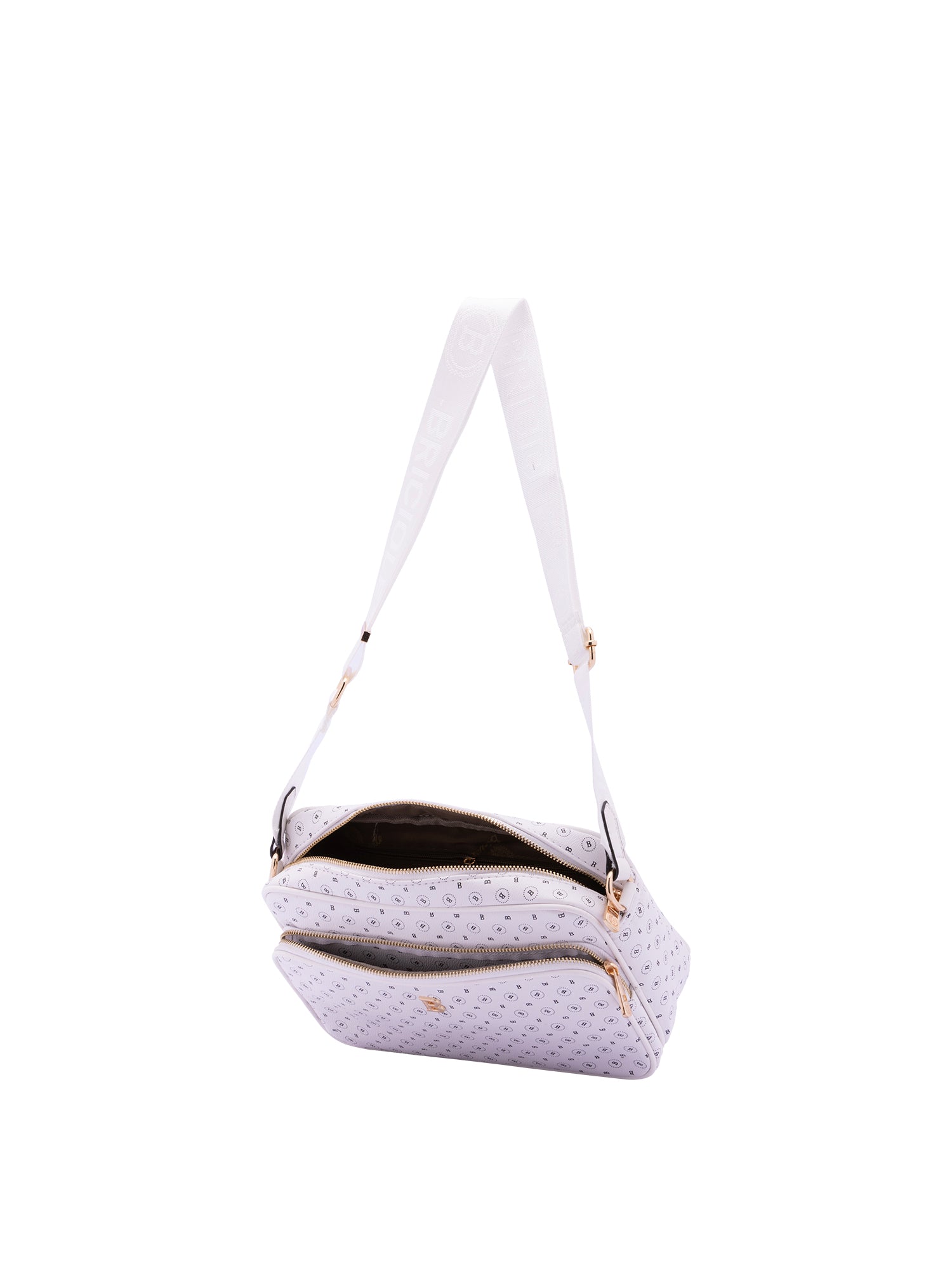Floriane Borsa a tracolla da donna Ecopelle 4047-WHITE Briciole