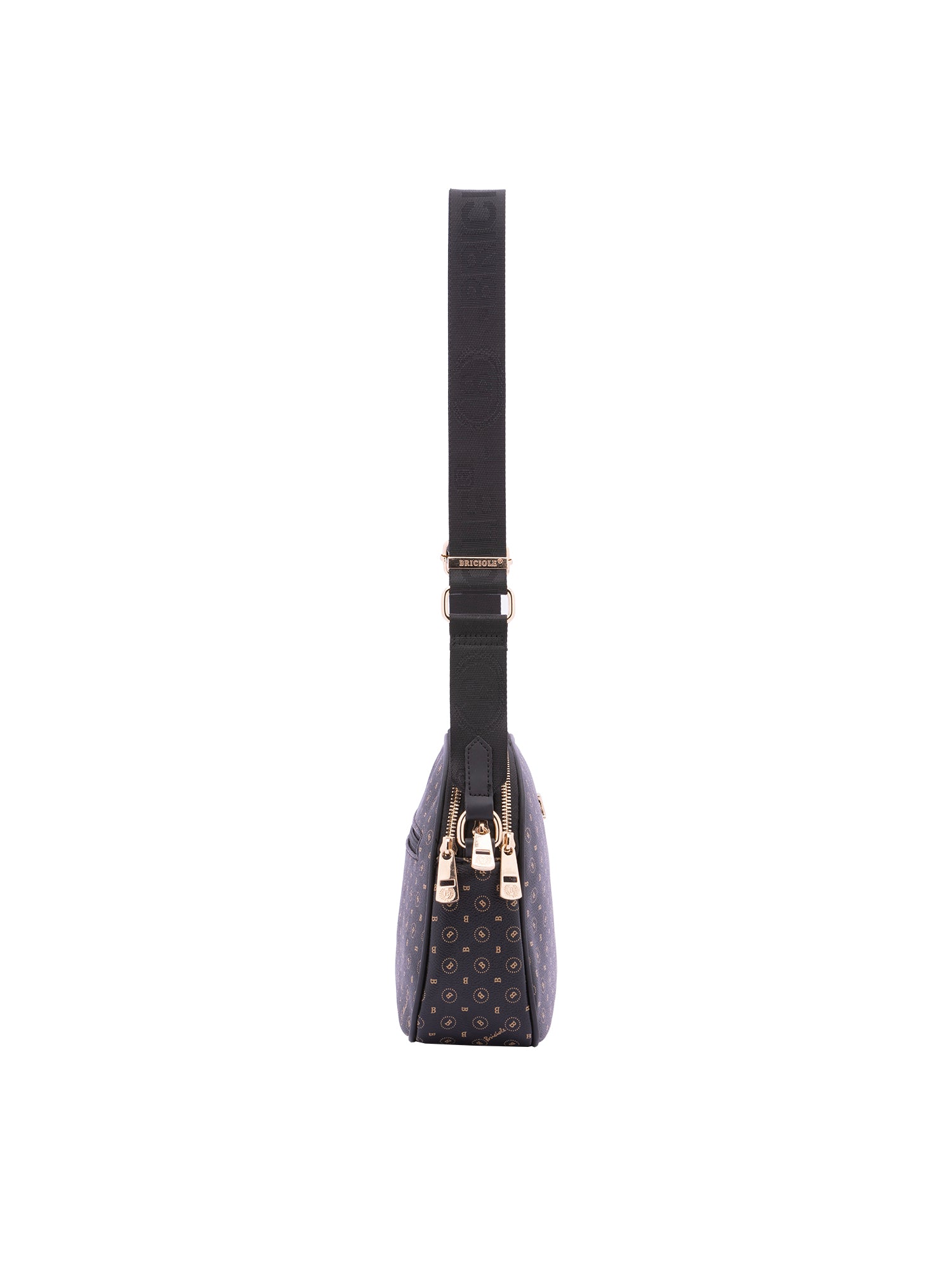 Mantova Borsa a tracolla da donna Ecopelle 4048-BLACK BLACK Briciole