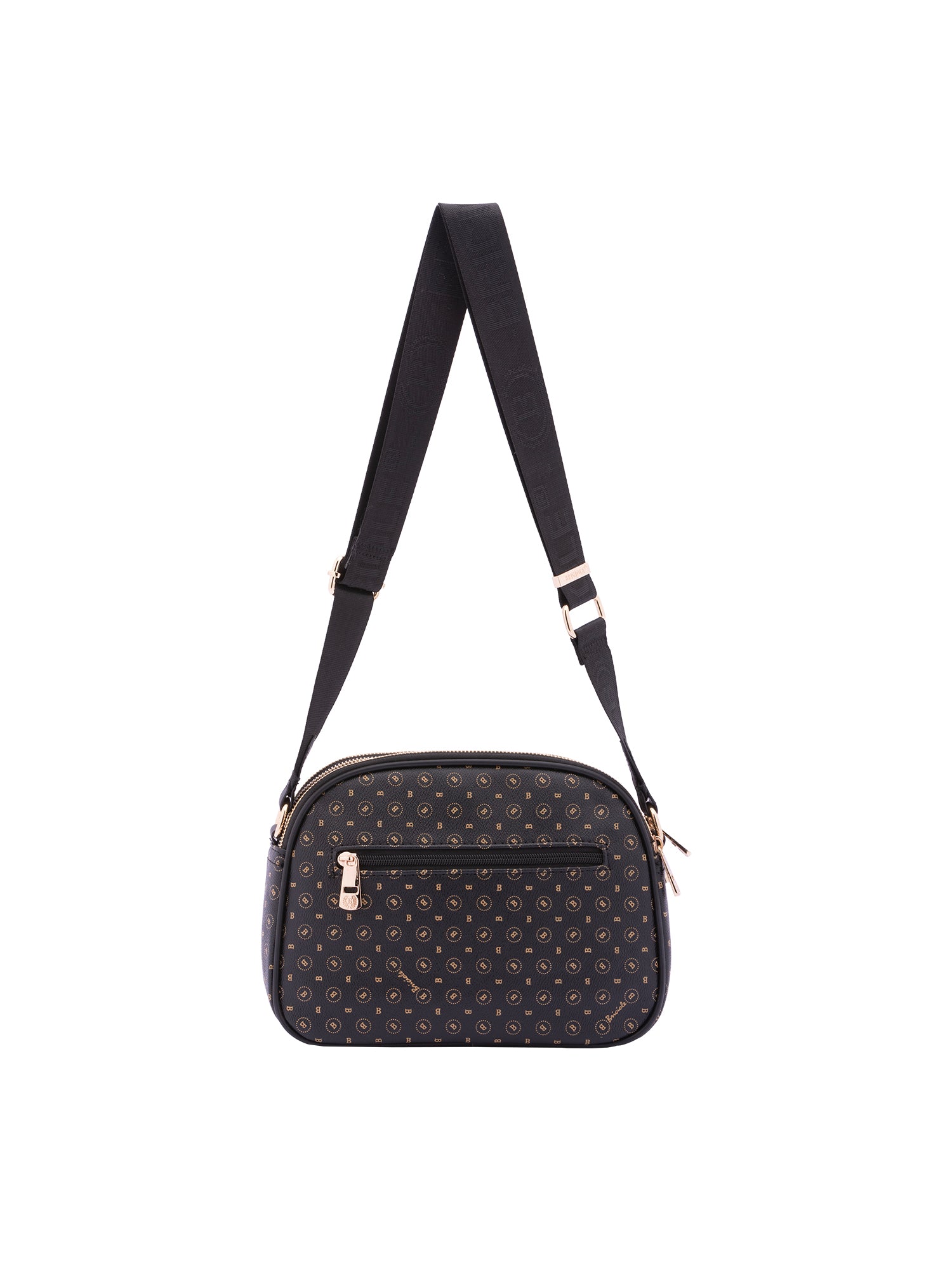 Mantova Borsa a tracolla da donna Ecopelle 4048-BLACK BLACK Briciole