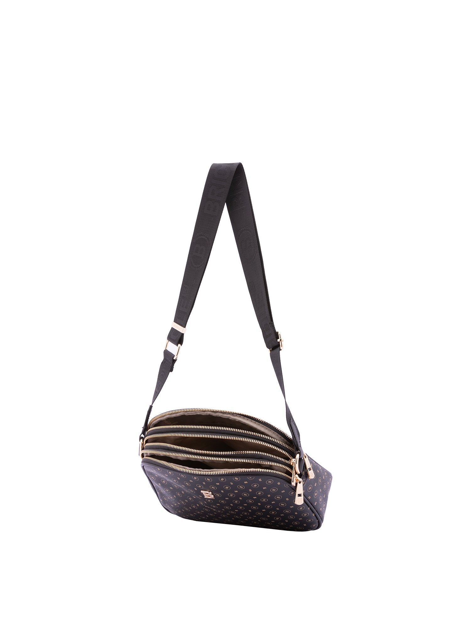 Mantova Borsa a tracolla da donna Ecopelle 4048-BLACK BLACK Briciole