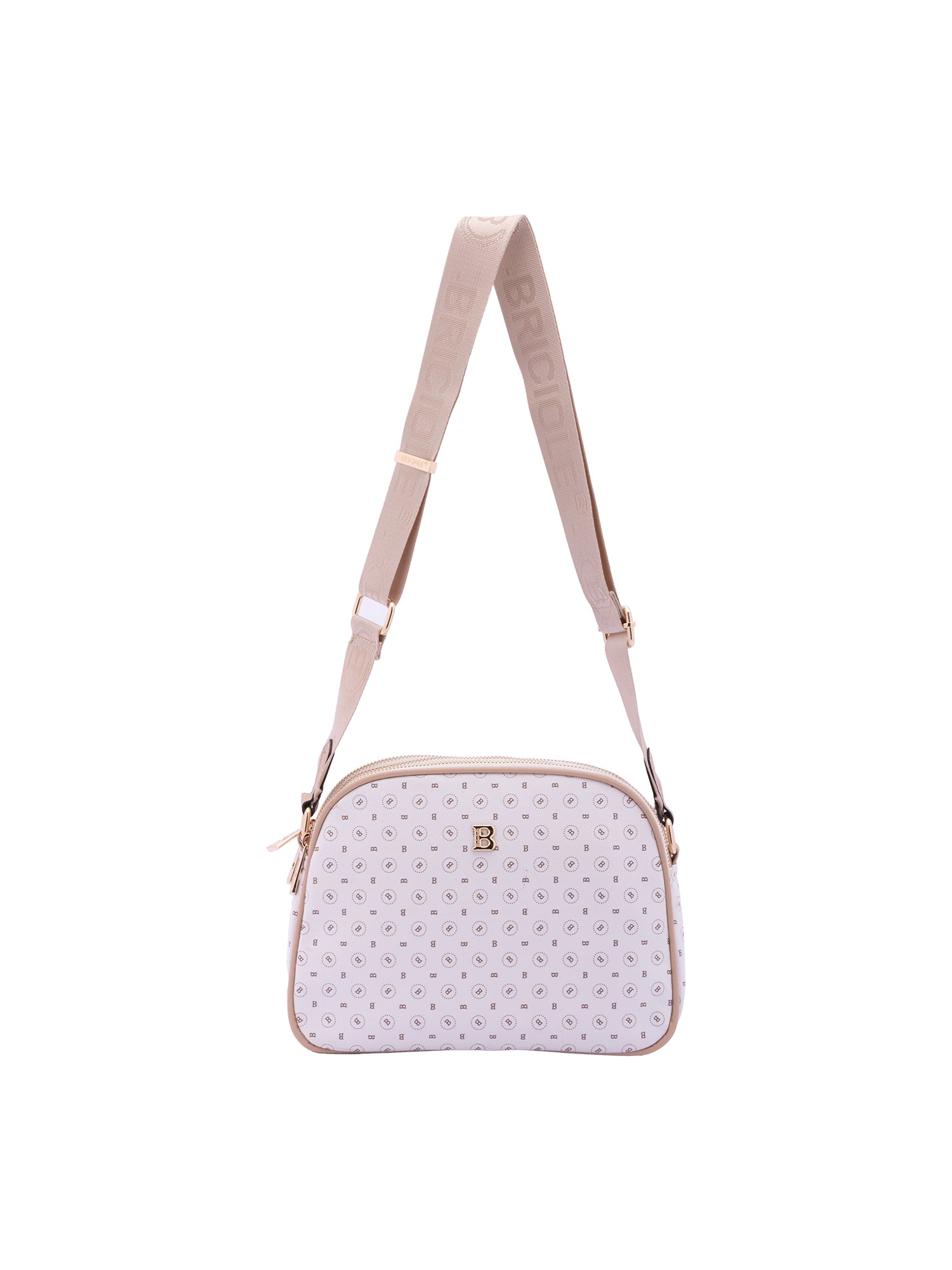 Mantova Borsa a tracolla da donna Ecopelle 4048-OFF-WHITE Briciole