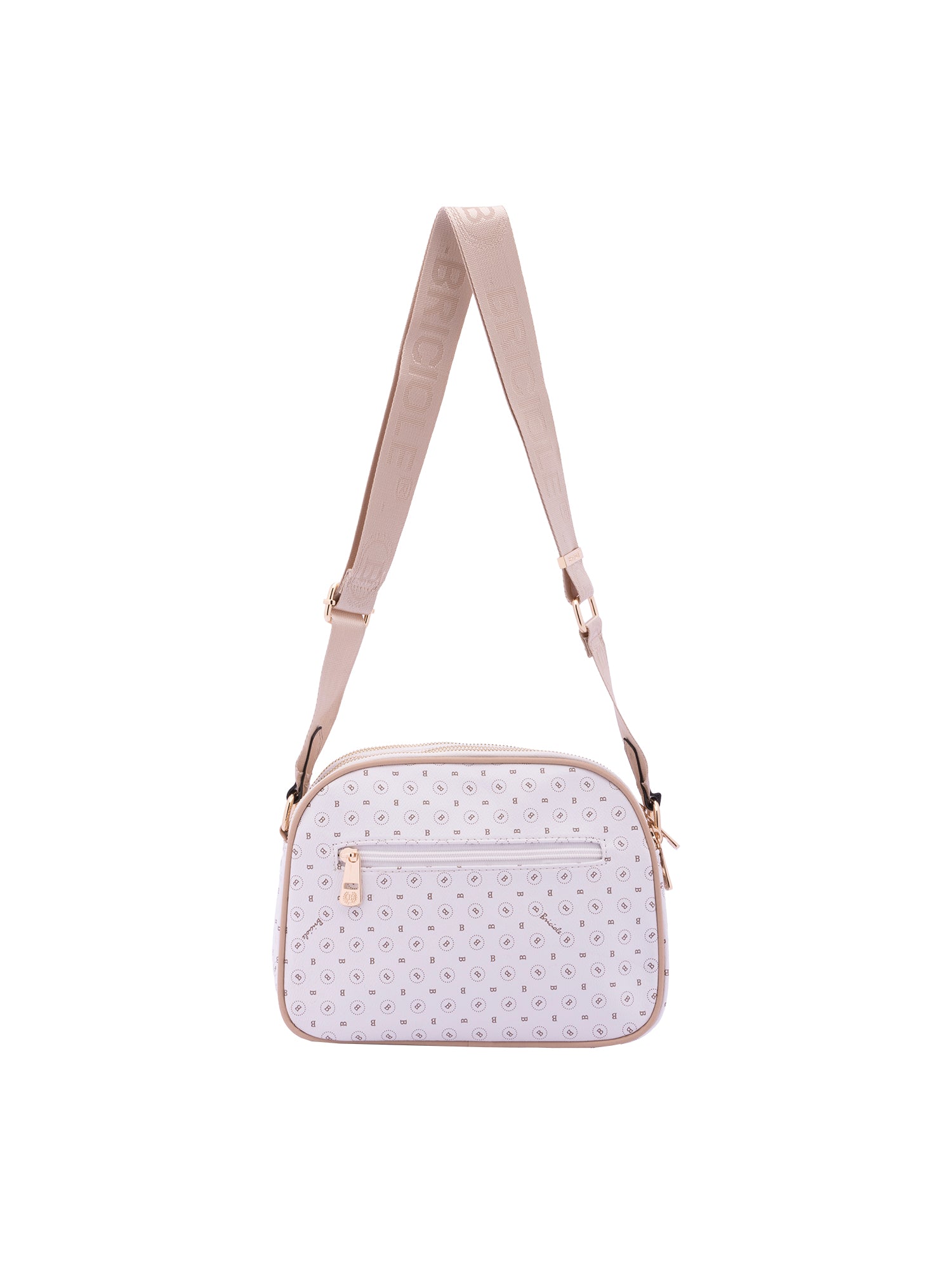 Mantova Borsa a tracolla da donna Ecopelle 4048-OFF-WHITE Briciole