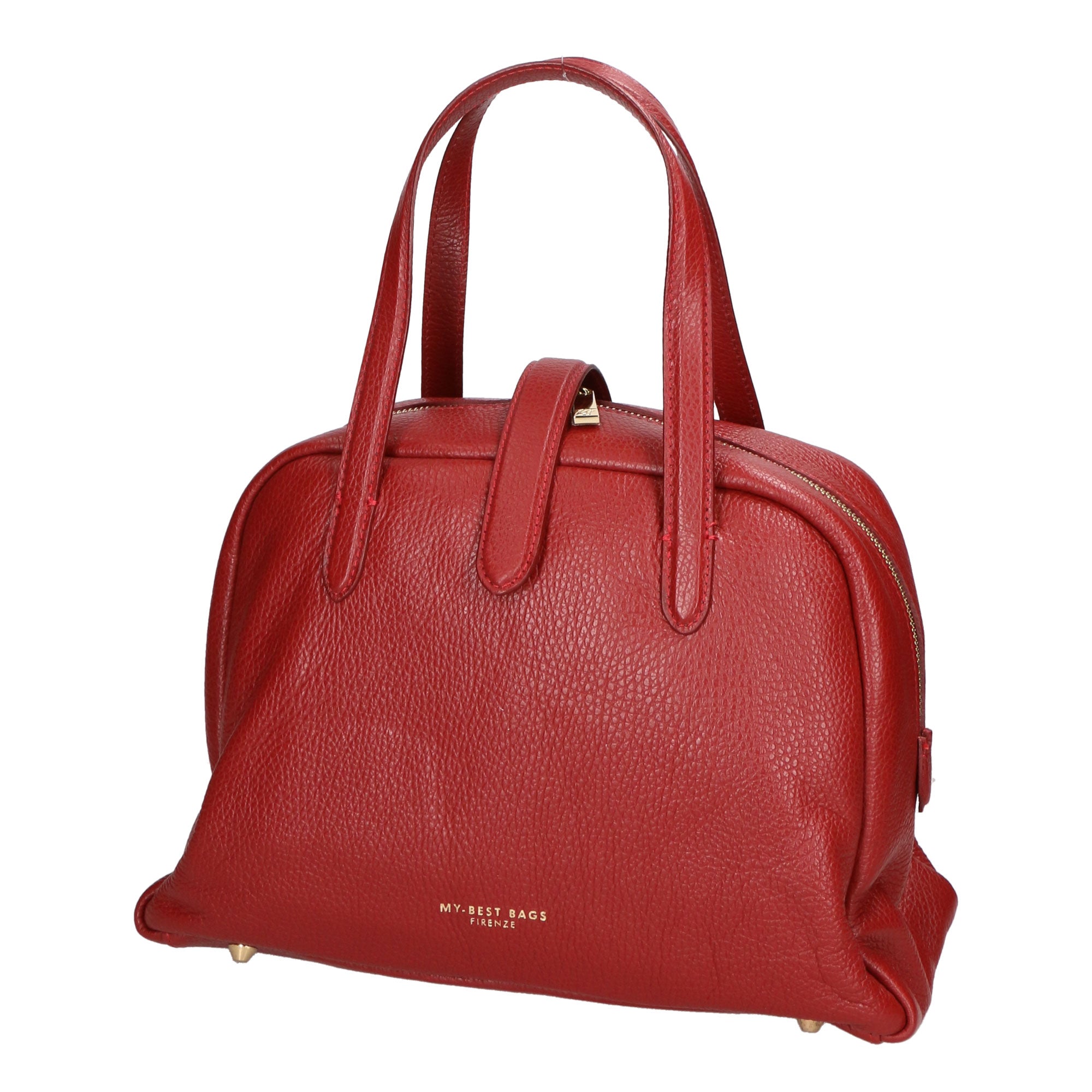Borsa a mano da donna 100% vera pelle MYB-6007G-FW-D10 RUBINO My Best Bag