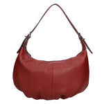 Licia Borsa a spalla da donna Vera pelle 06512-ROSSO SCURO Gave Lux