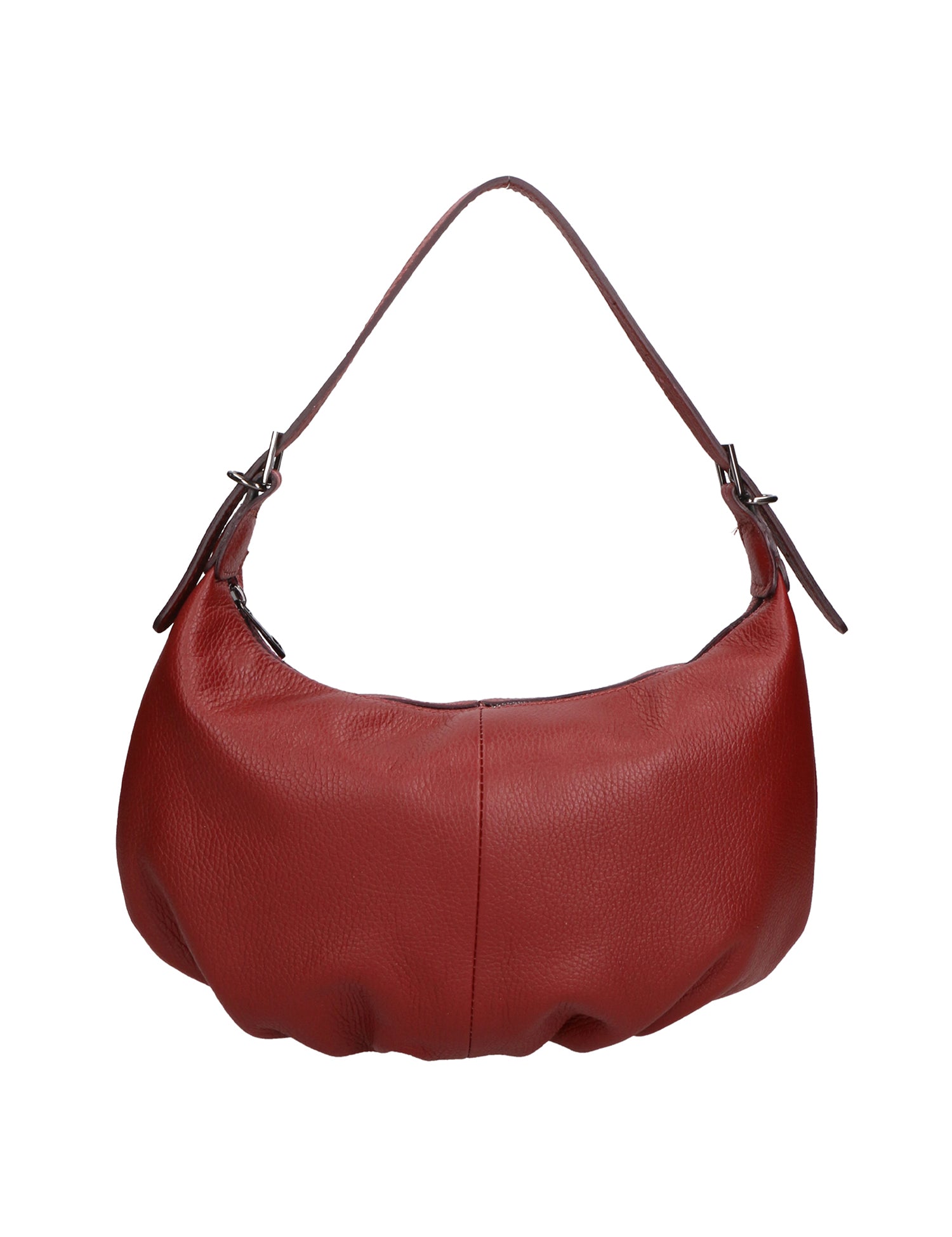 Licia Borsa a spalla da donna Vera pelle 06512-ROSSO SCURO Gave Lux