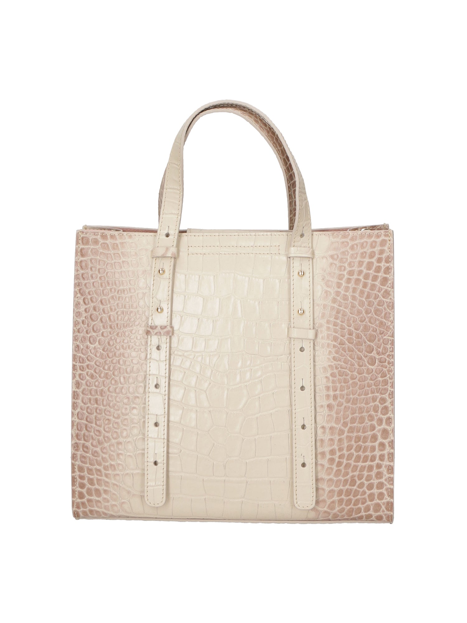 Borsa a mano da donna Vera pelle effetto coccodrillo MYB-8005-FW-SAFARI My Best Bag