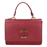 Borsa a mano da donna 100% pelle Nappa MYB-8034-FW-S34 BORGOGNA My Best Bag