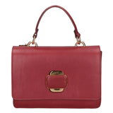 Borsa a mano da donna 100% pelle Nappa MYB-8034-FW-S34 BORGOGNA My Best Bag